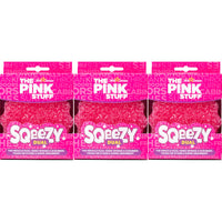 Stardrops – The Pink Stuff – SQeeZY Miracle Dual Sided Scrubber Sponge Scratch Free Solution for Ultimate Home Cleaning - Perfect for Kitchens Bathrooms and Outdoor Use 3-Pack